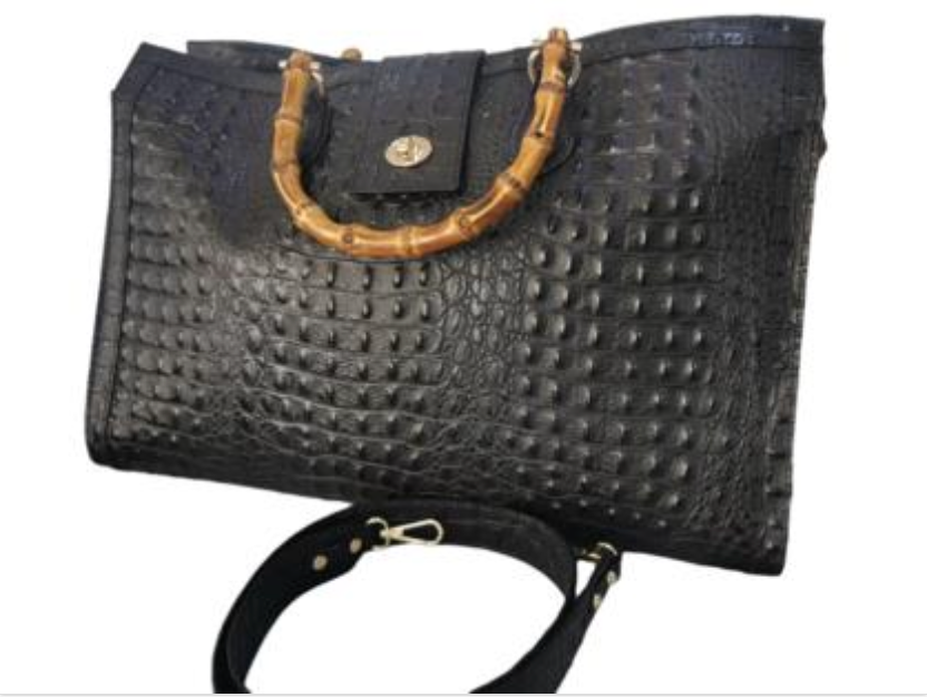 Imogen Handmade Embossed Leather Bag - Trubelle