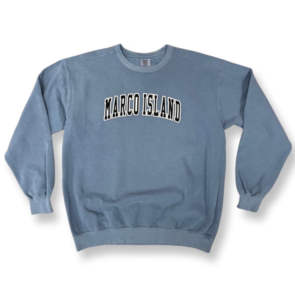 Marco Island Felt Applique Sweatshirt Vintage Style