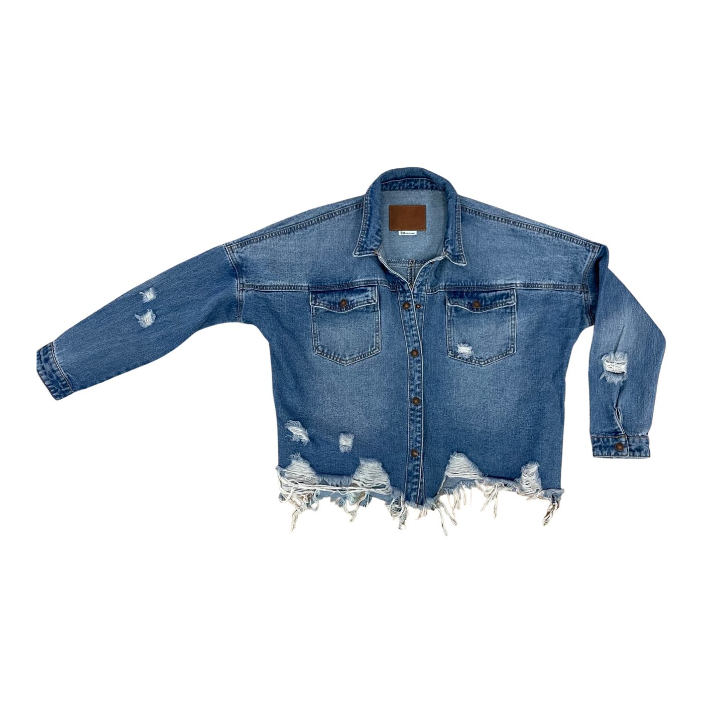 Pao Heavy Denim Jacket - Etsy