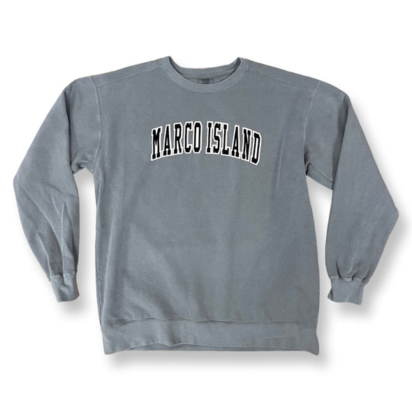 Marco Island Felt Applique Sweatshirt Vintage Style