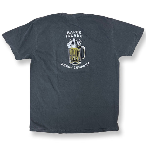 Marco Island Beach Company Beer Shark T-Shirt Vintage Style