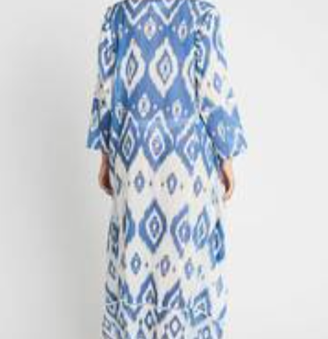 Debbie Katz Halina Ikat Maxi Dress Tunic