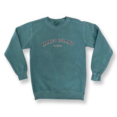 Marco Island Classic Collegiate Sweatshirt Vintage Style