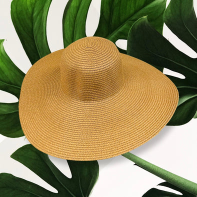 Large Brim Sun Hat Khaki