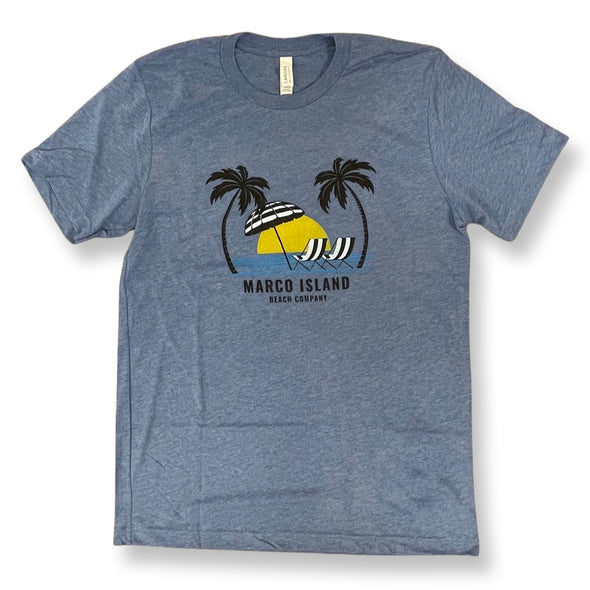 Marco Island Beach Company Umbrella T-Shirt Vintage Style