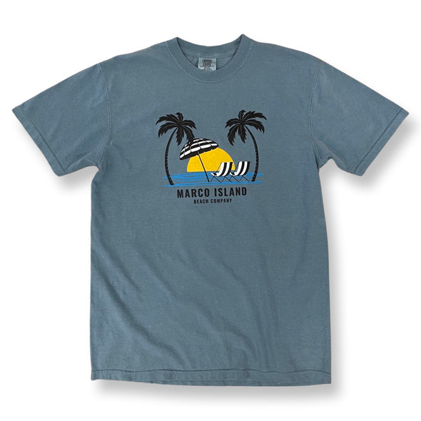 Marco Island Beach Company Umbrella T-Shirt Vintage Style