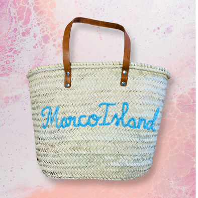 Large Marco Island Straw Beach Tote