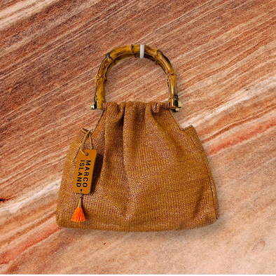 Bamboo Handle Purse